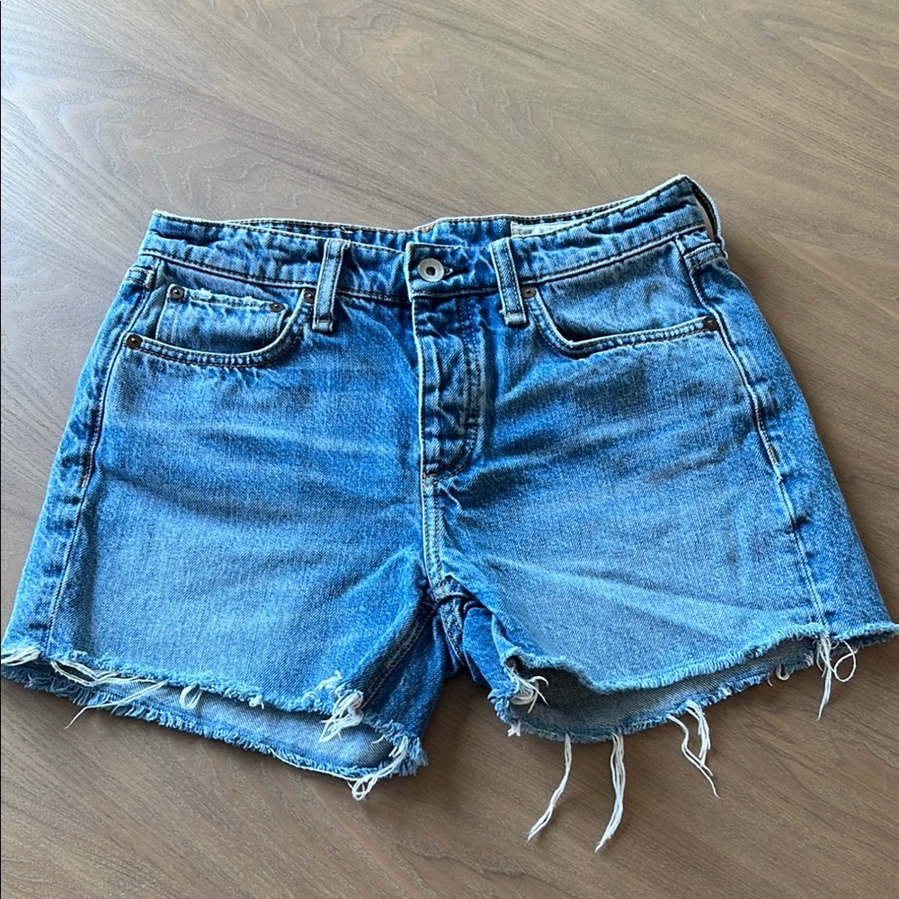 Rag & Bone Women Dre Low Rise Shorts Clean, Sz 25 - Jean Shorts - Denim - Jorts